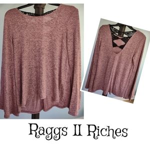 Raggs II Riches lace detail top